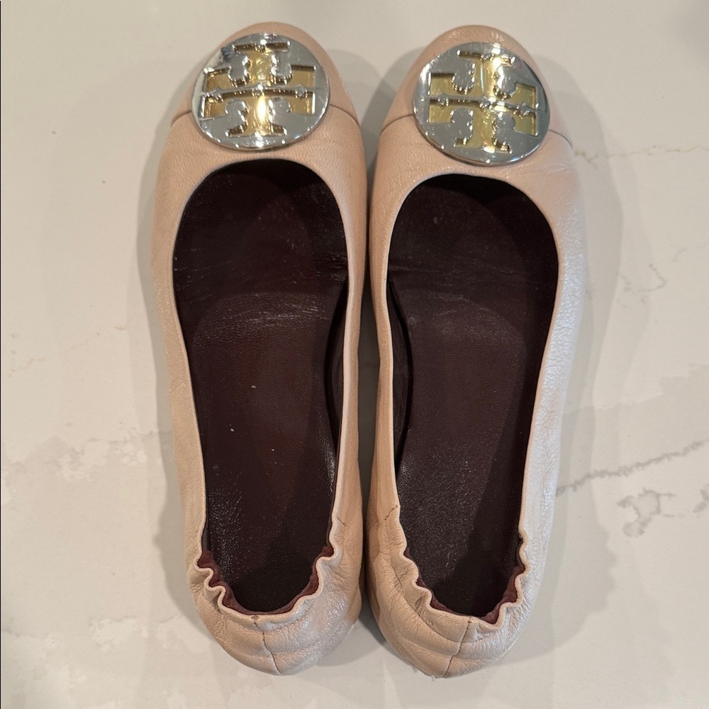 Tory Burch Claire Cap Toe Women's Ballet Flats SZ 8 - Picture 6 of 10